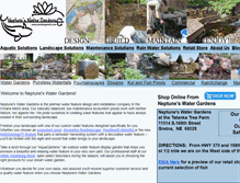 Tablet Screenshot of neptuneswatergardens.com